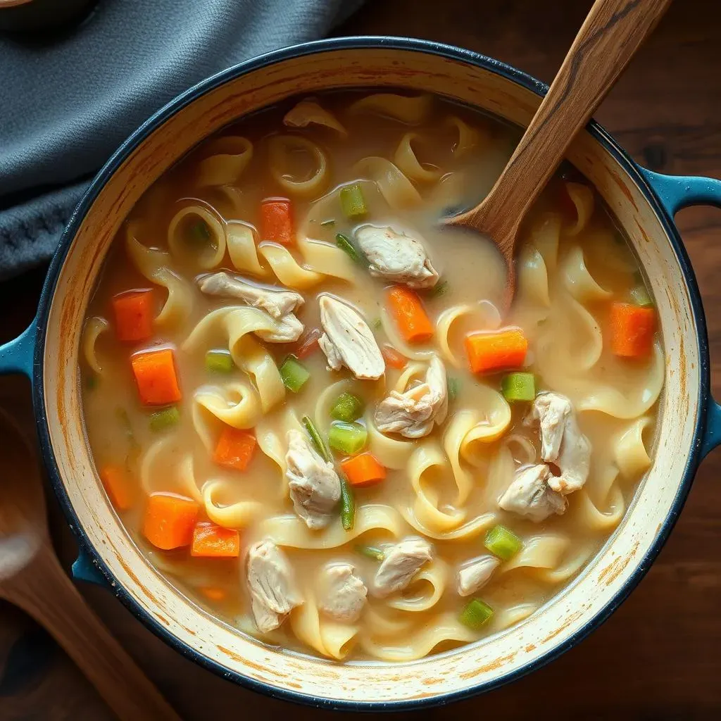 Making Betty Crocker's Chicken Noodle Soup from Scratch