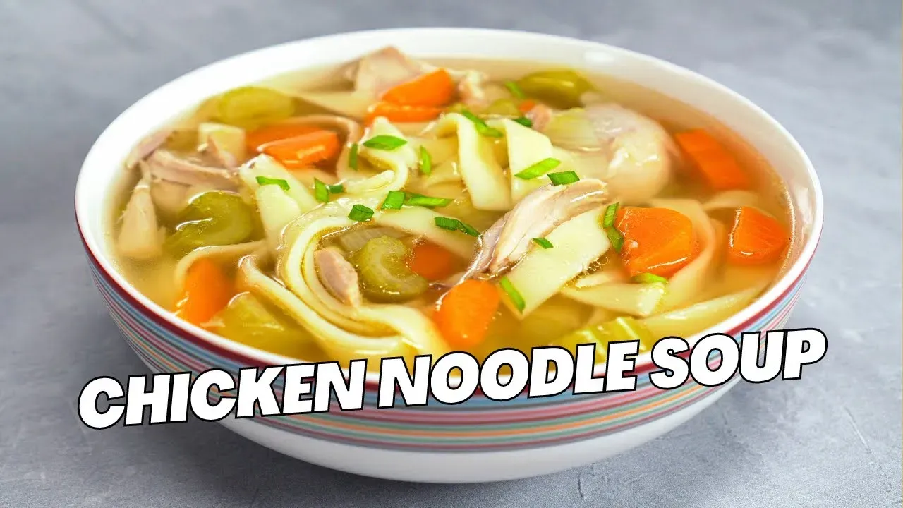 Making Quick Homemade Chicken Noodle Soup