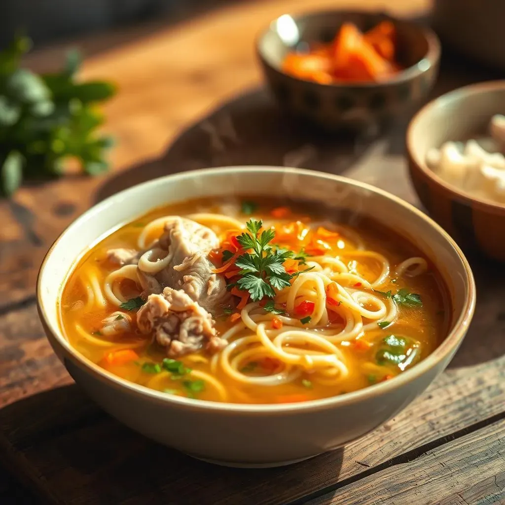 Making the Best Chicken Noodle Soup: The Stock Secret