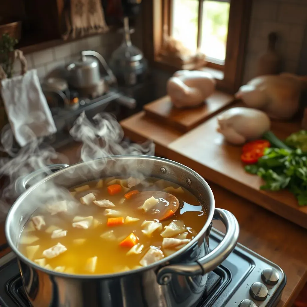 Making Your Own Amish Style Chicken Noodle Soup at Home