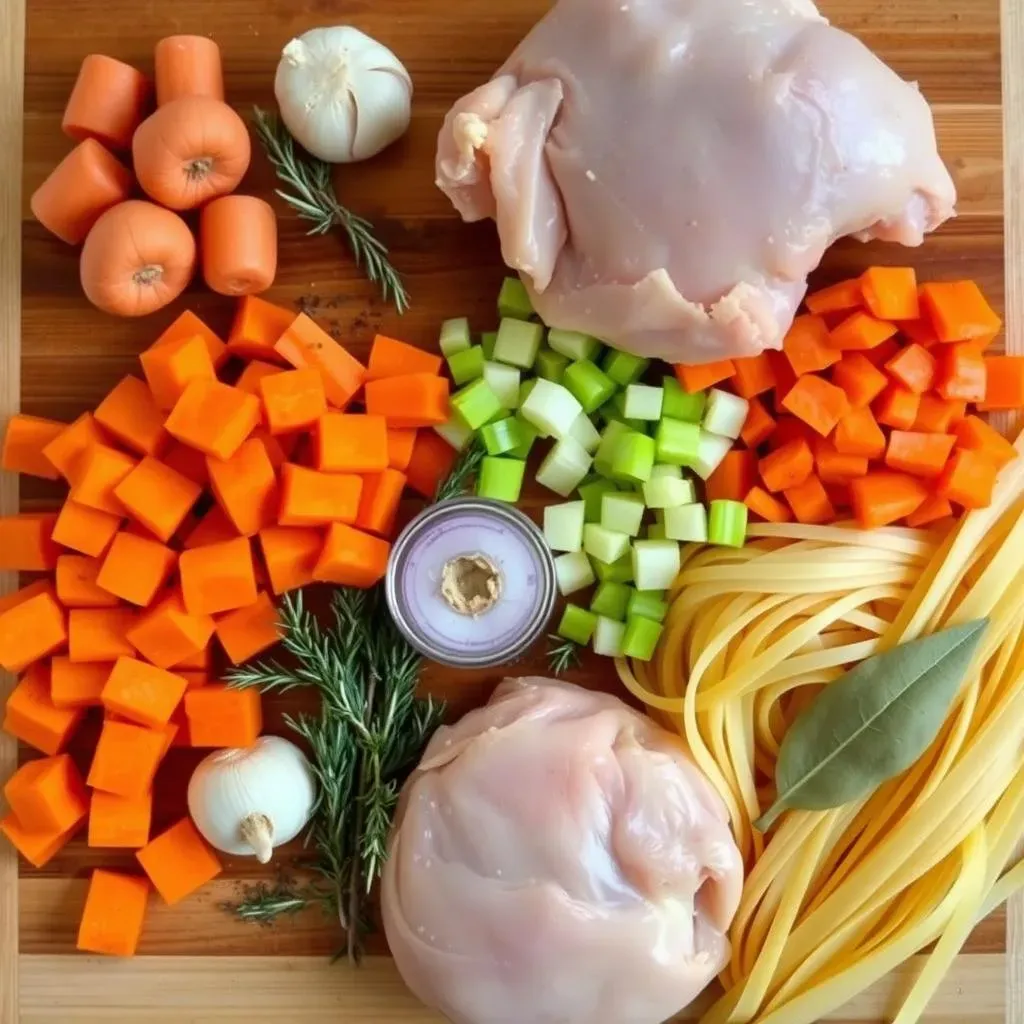 Mastering the Basics: Ingredients for Brothless Chicken Noodle Soup