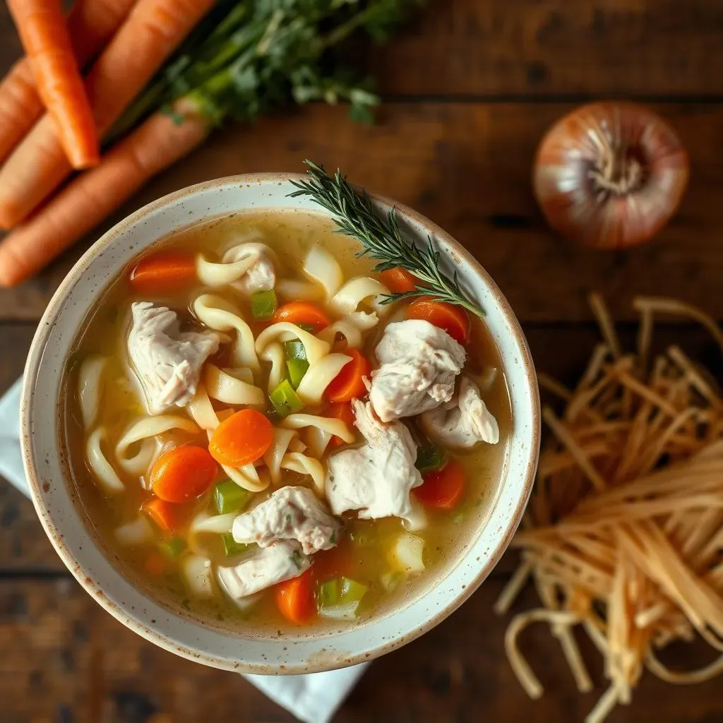 Mel's Kitchen Cafe Chicken Noodle Soup Recipe: Ingredients & Prep