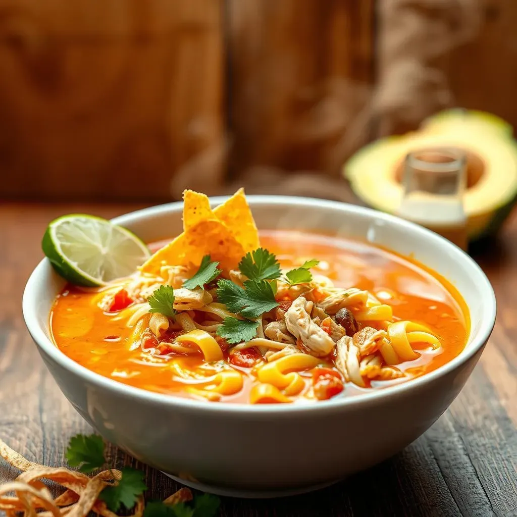 Amazing Mexican Chicken Noodle Soup Recipe (Easy &amp; Quick!)