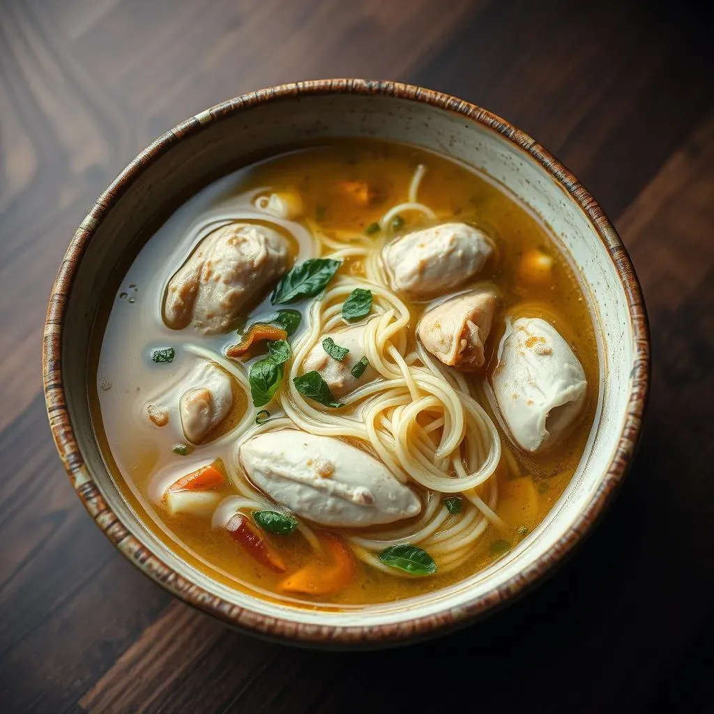 Noodles and Chicken: The Heart of CeleryFree Chicken Noodle Soup