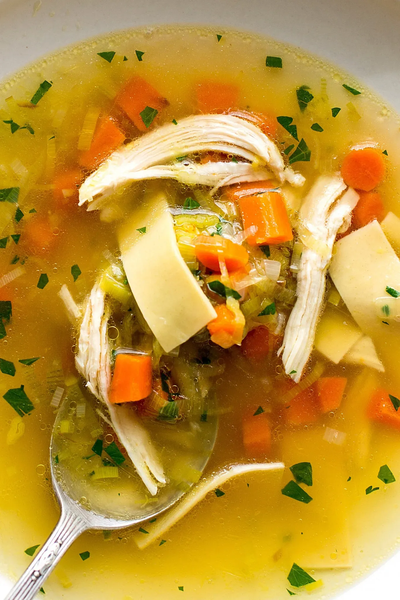 Noodles, Veggies, and Herbs: Completing the Best Chicken Noodle Soup Recipe