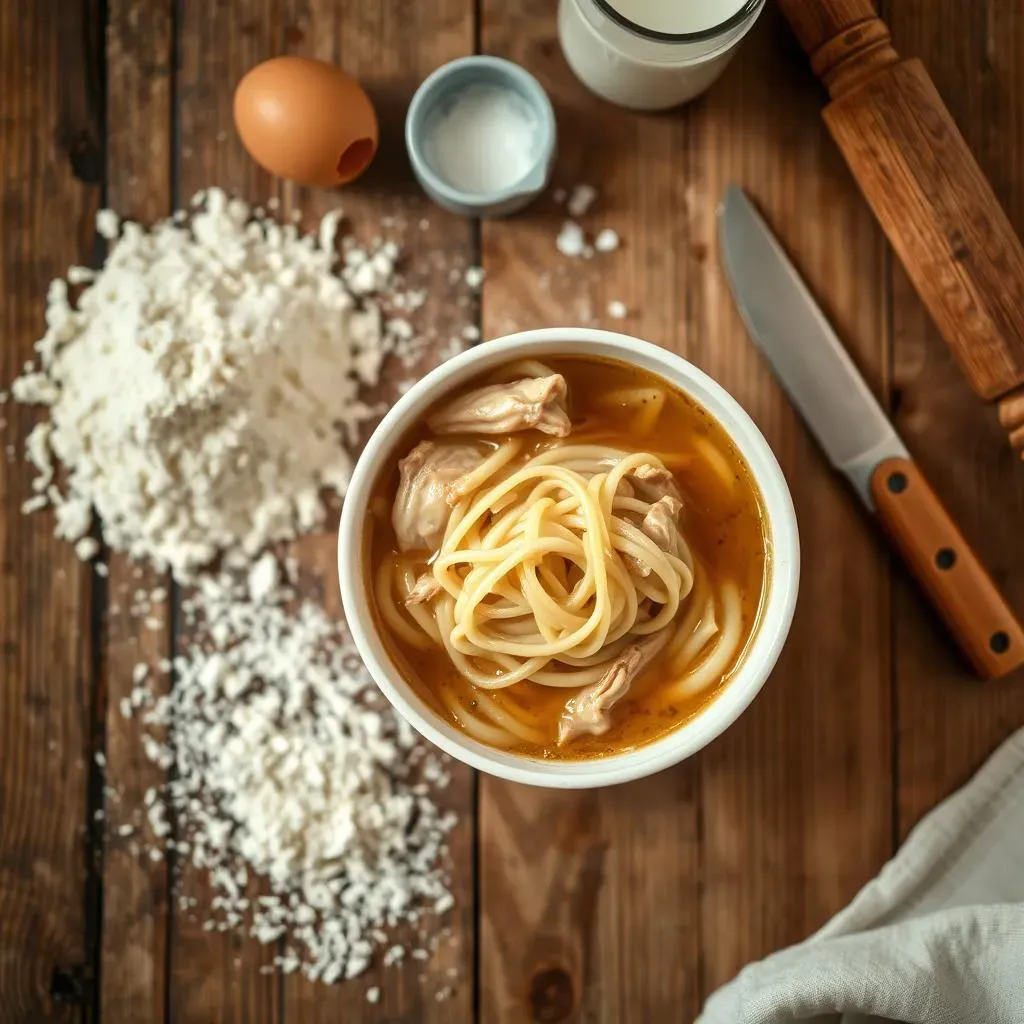 Quick and Easy Homemade Egg Noodles for the Best Soup