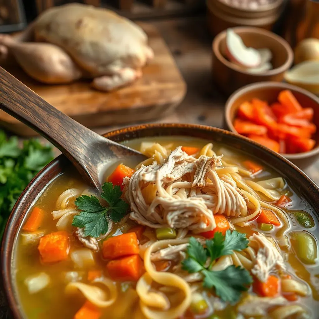 Quick & Easy: Chicken Noodle Soup Recipe Made with Rotisserie Chicken