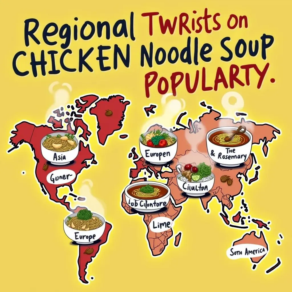 Regional Twists on Chicken Noodle Soup Popularity