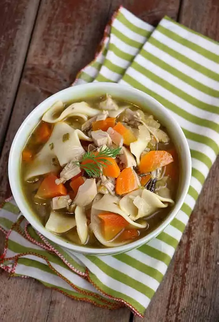 Truly Simple & Delicious Rustic Chicken Noodle Soup Recipe