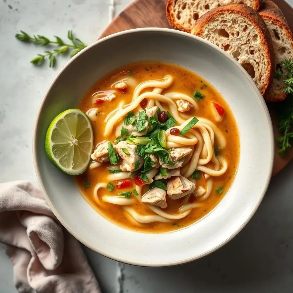Serving and Enjoying Your Jamaican Chicken Noodle Soup