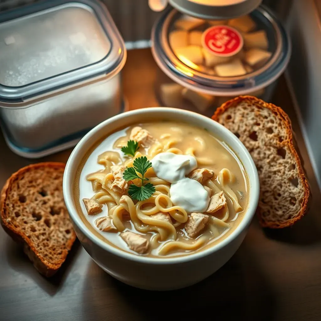 Serving and Storing Your Homemade ChickfilA Chicken Noodle Soup