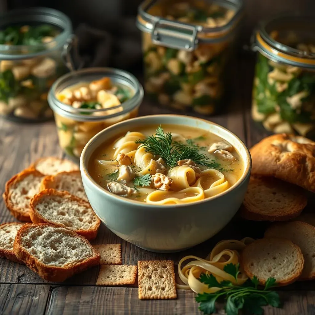 Serving and Storing Your Homemade Jewish Chicken Noodle Soup