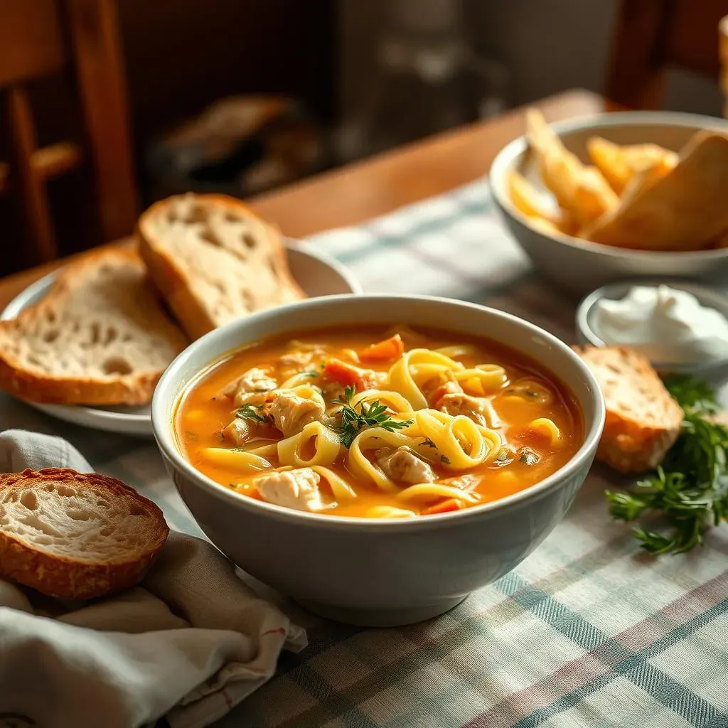 Serving, Storing, and Enjoying Your Homemade Chicken Noodle Soup