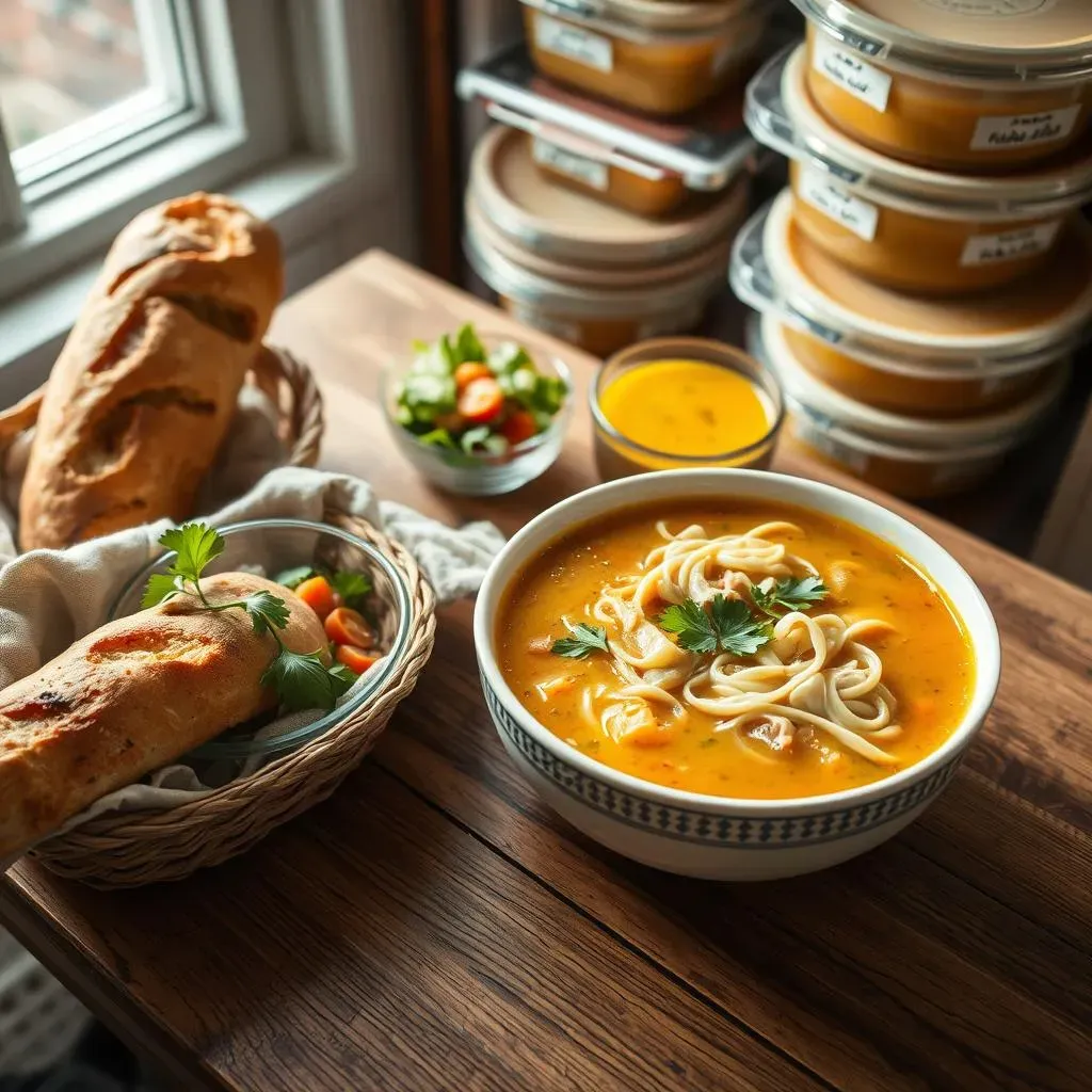Serving & Storing Your Homemade Chicken Noodle Soup Recipe
