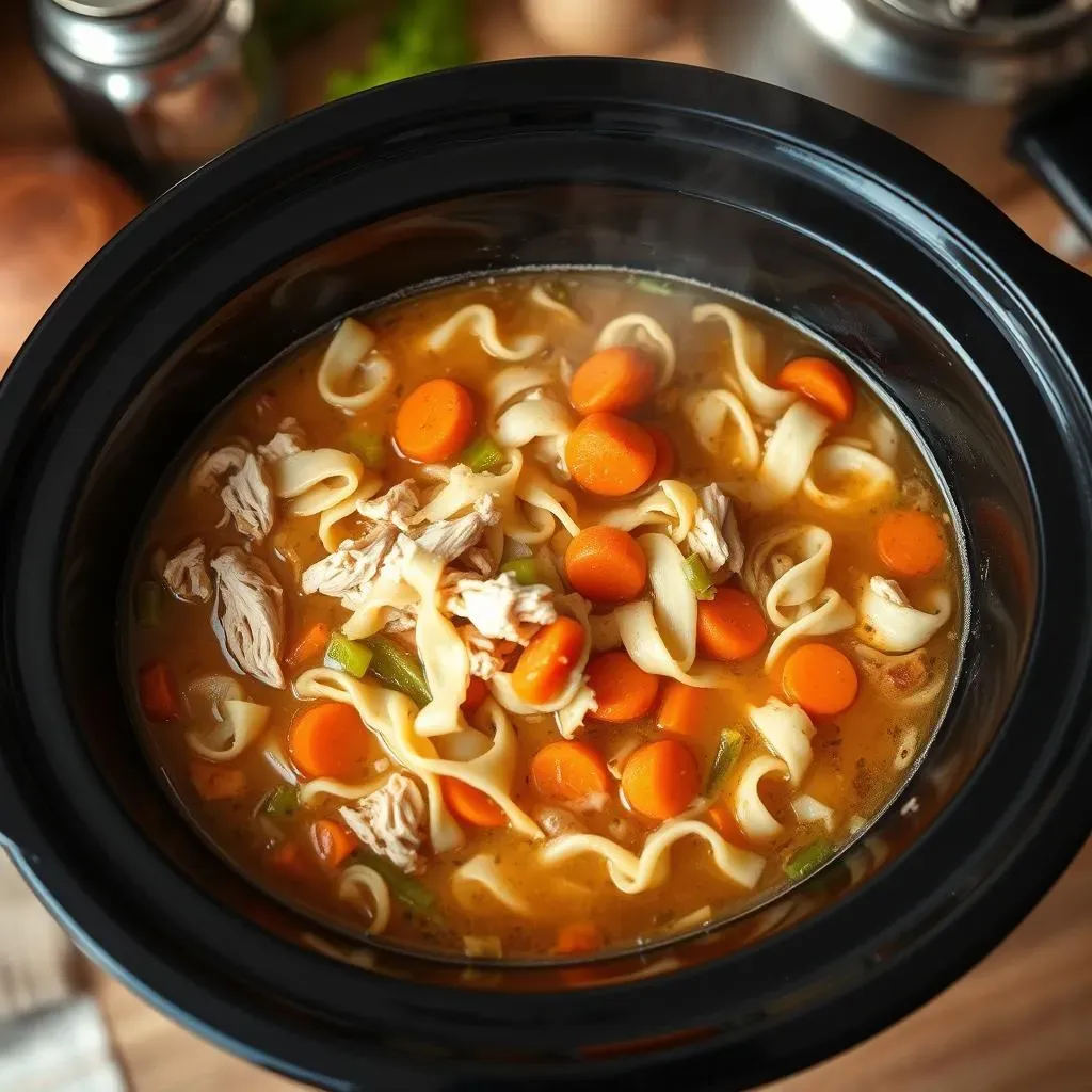 Slow Cooker Chicken Noodle Soup Recipe: StepbyStep Guide
