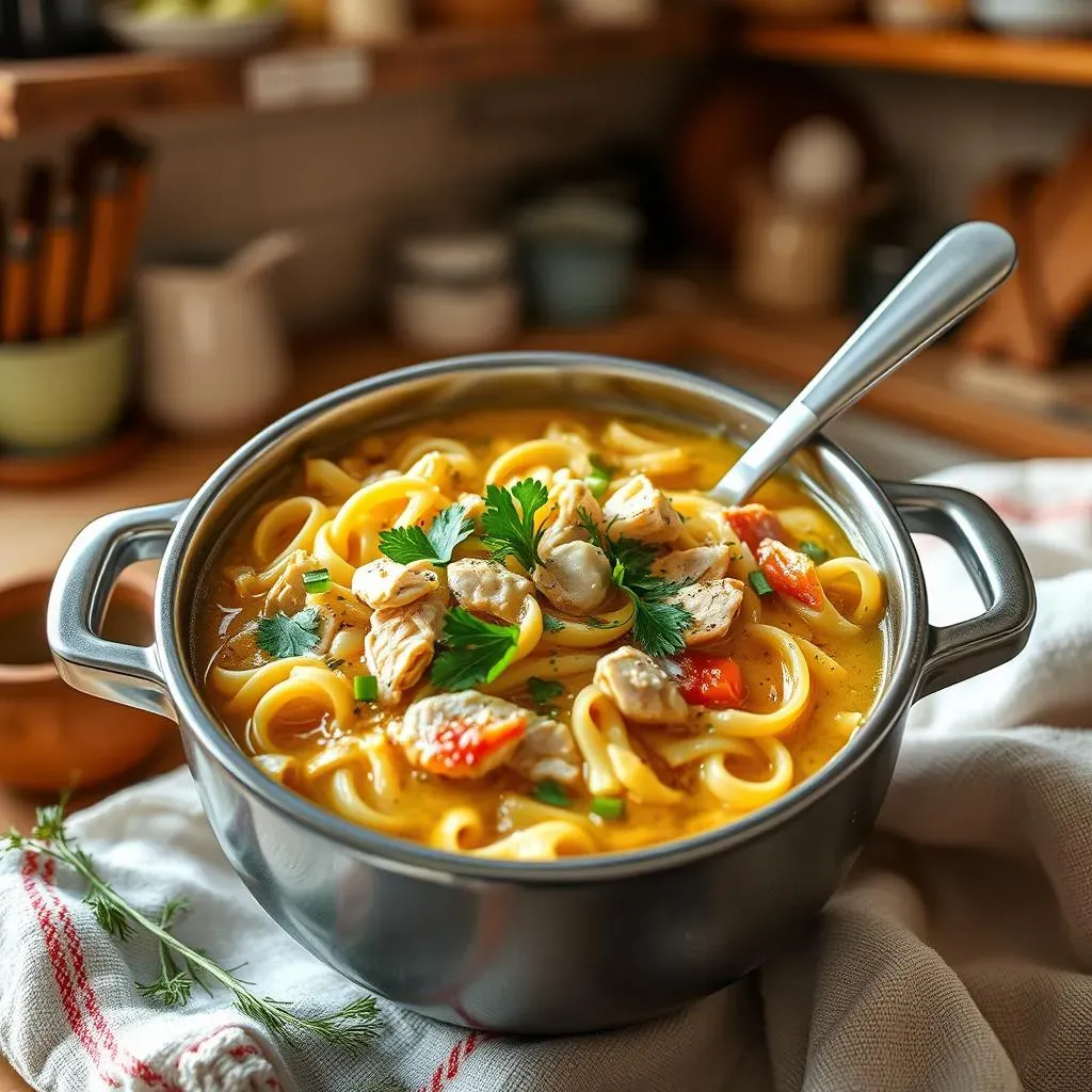 Speed It Up: Instant Pot Vegan Chicken Noodle Soup