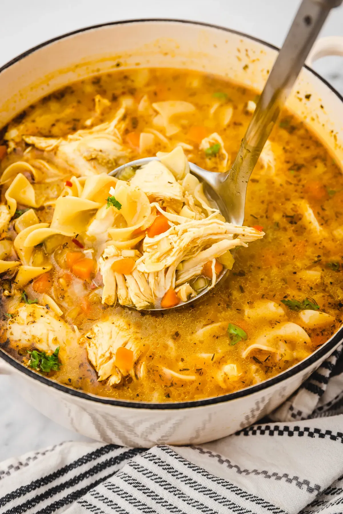 Delicious Spicy Chicken Noodle Soup Recipe Step-by-Step