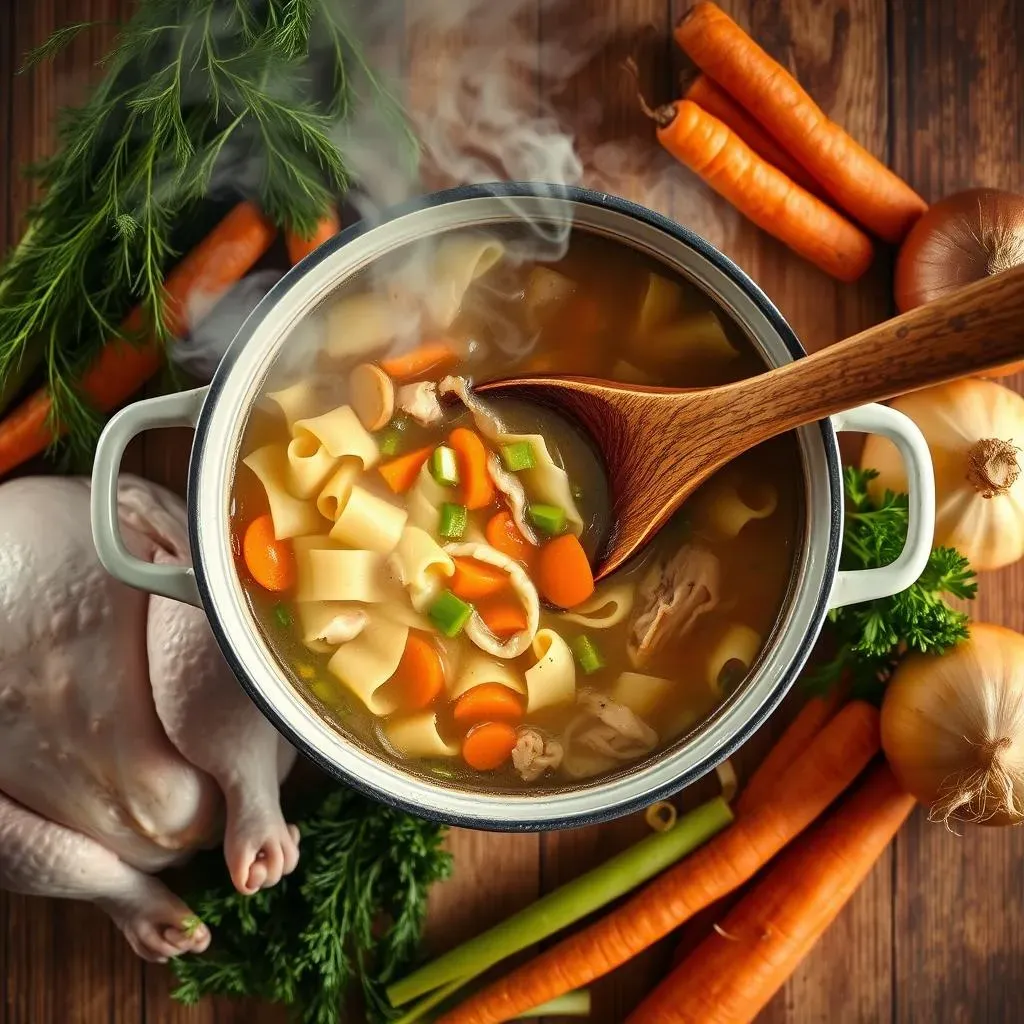 StepbyStep: Cooking the Perfect Jewish Chicken Noodle Soup