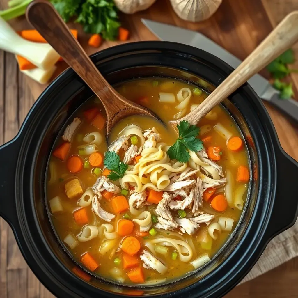 StepbyStep: Crafting the Perfect Crock Pot Chicken Noodle Soup Recipe