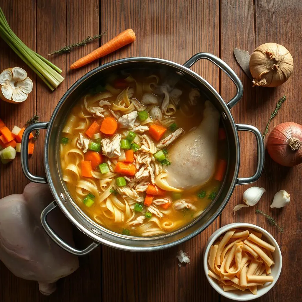 StepbyStep: Crafting Your Chicken Noodle Soup with Chicken Legs