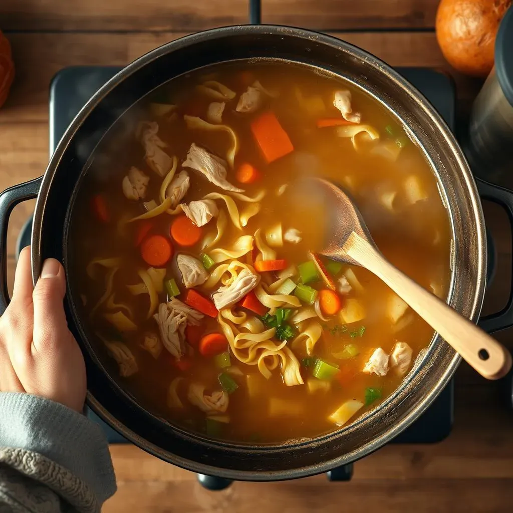 StepbyStep: Crafting Your Homemade Chicken Noodle Soup, the Black Way