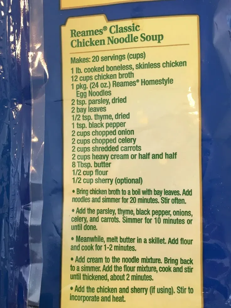 StepbyStep Guide to Cooking Reames Chicken Noodle Soup