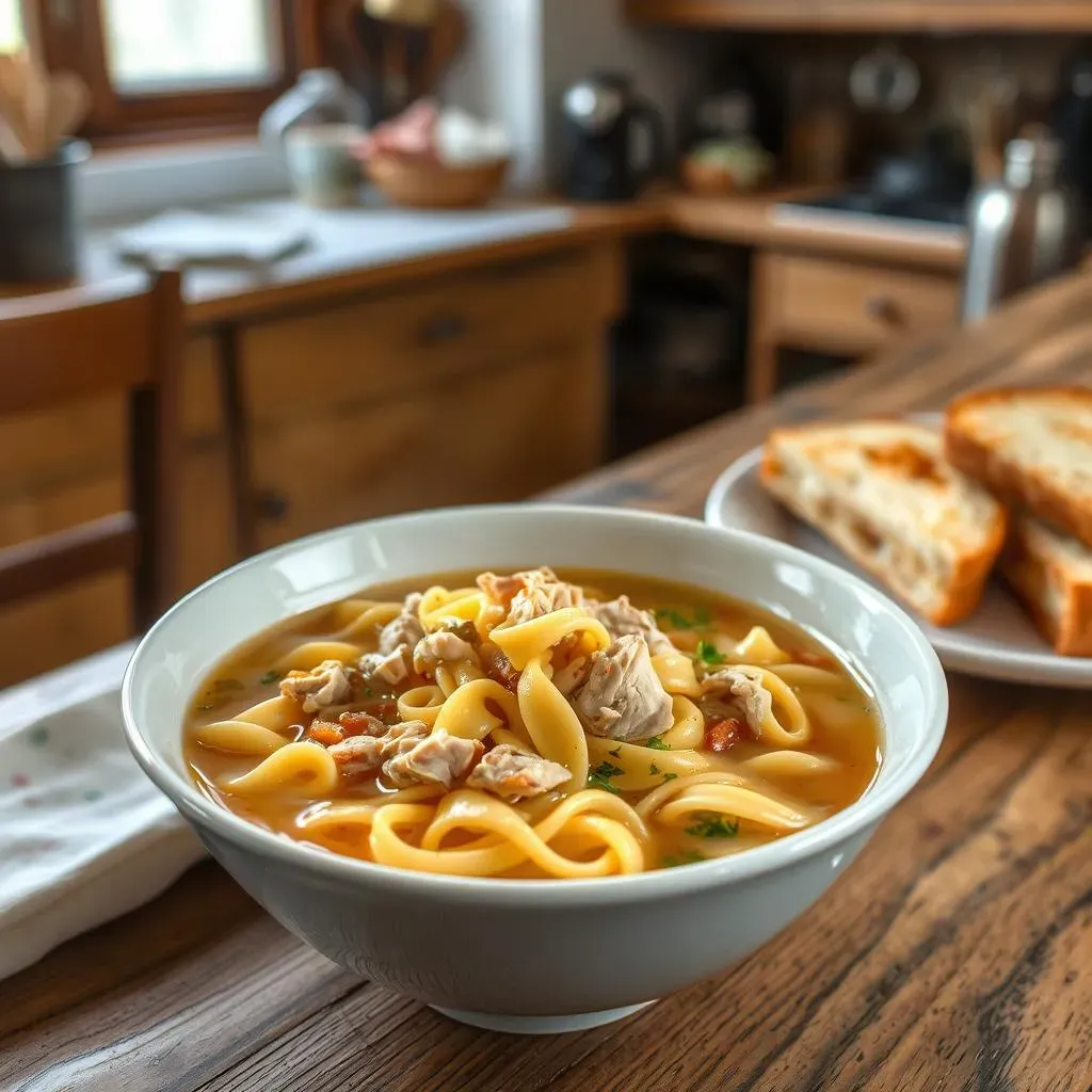StepbyStep Guide to Making Chicken Noodle Soup with Leftover Chicken