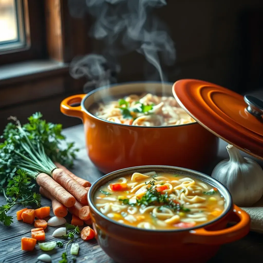 StepbyStep: Making Chicken Noodle Soup in Your Le Creuset Dutch Oven