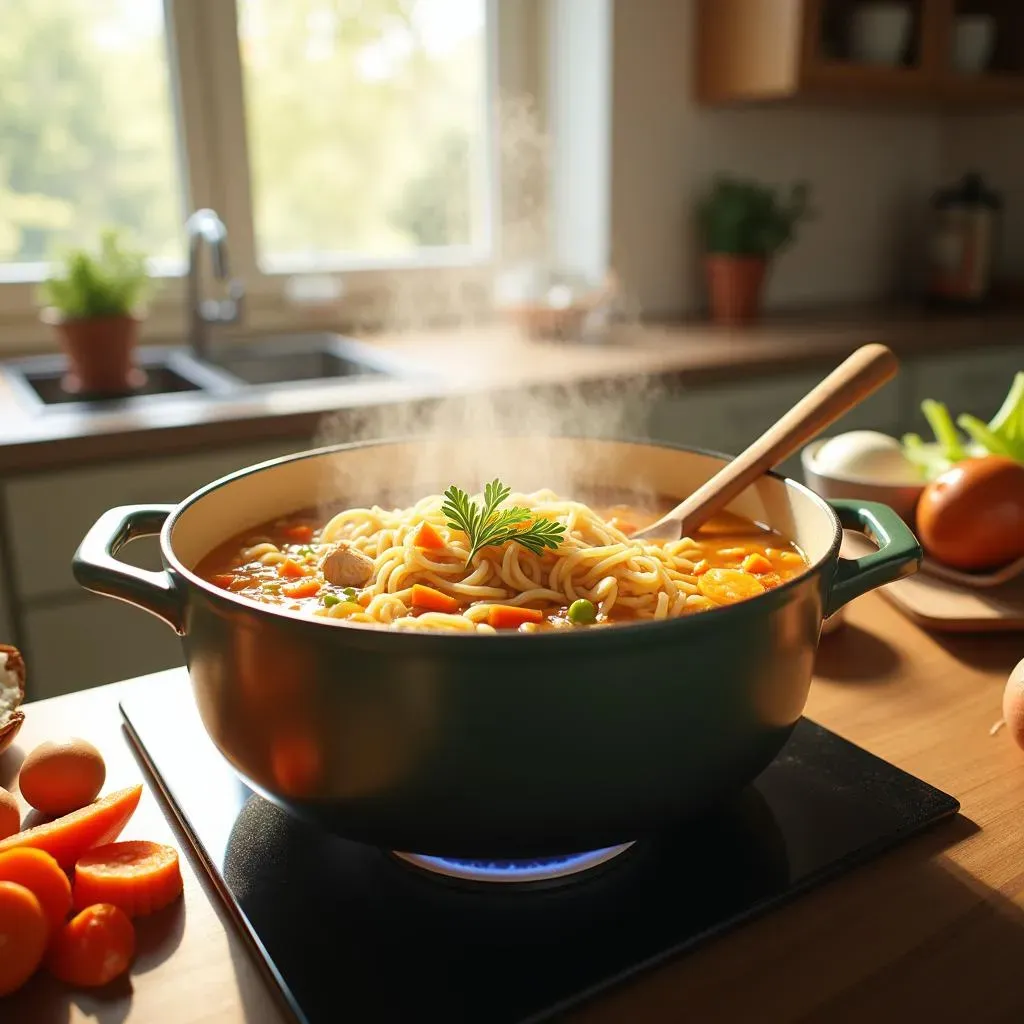 StepbyStep: Making Chicken Noodle Soup Kids Will Actually Eat