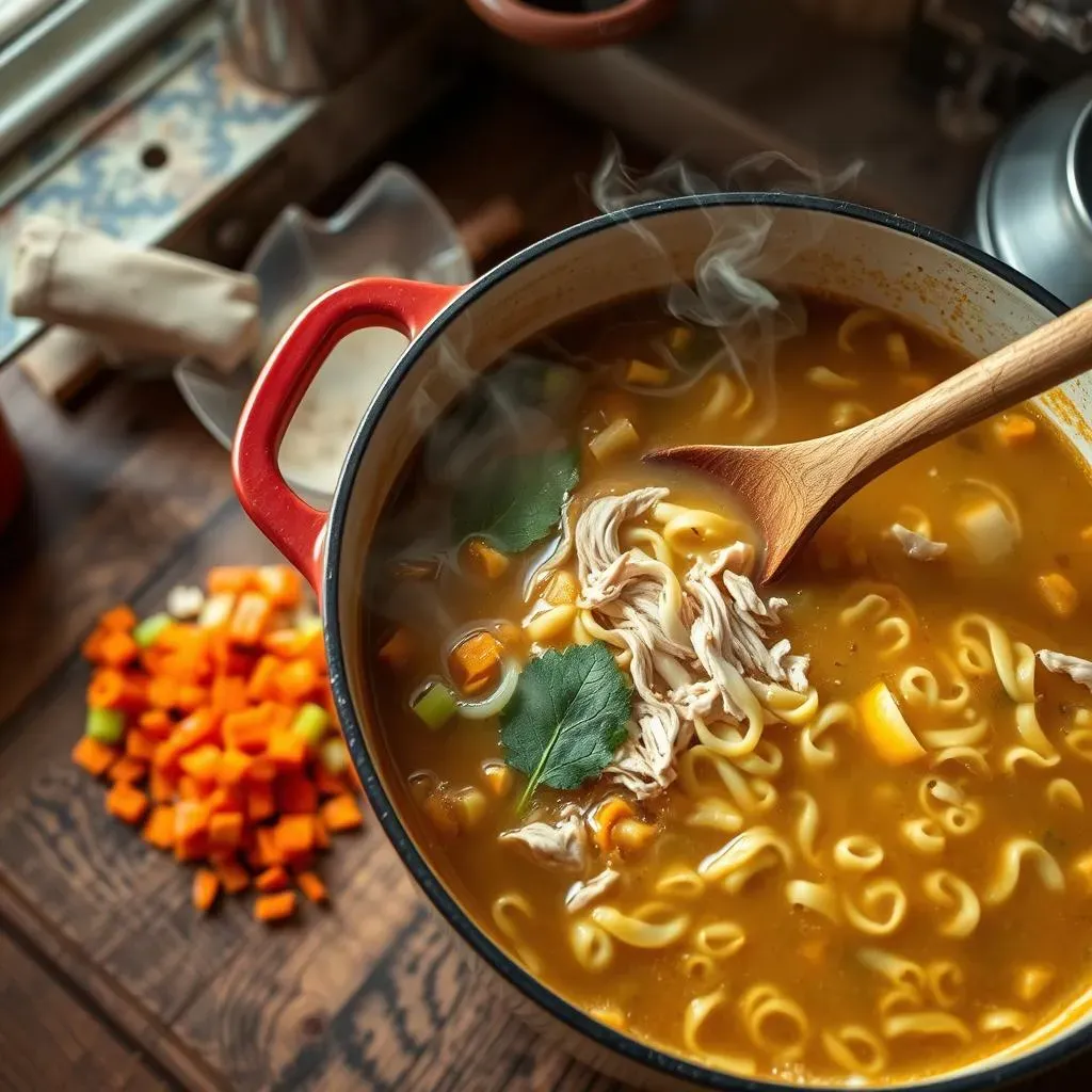 StepbyStep: Making Jamie Oliver's Chicken Noodle Soup Recipe at Home