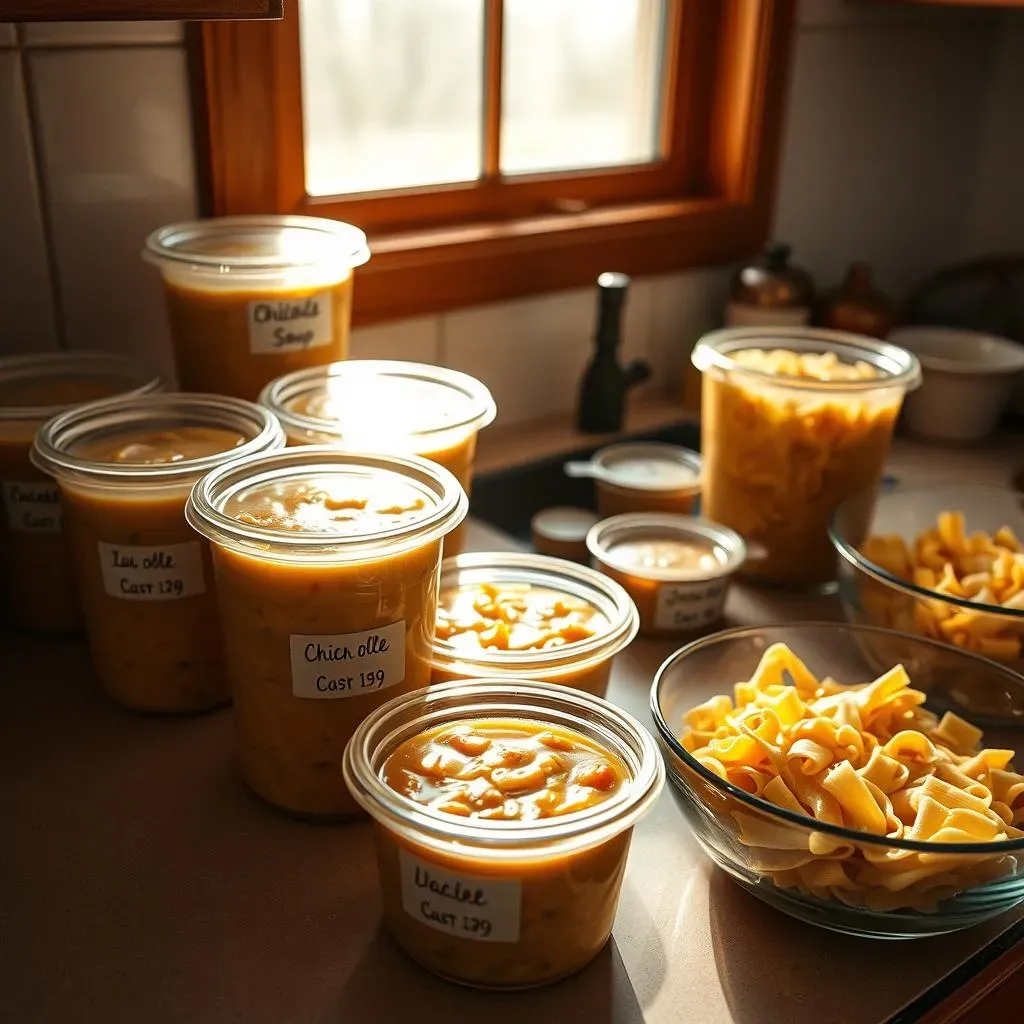 Storing and Freezing Your Homemade Chicken Noodle Soup Recipe