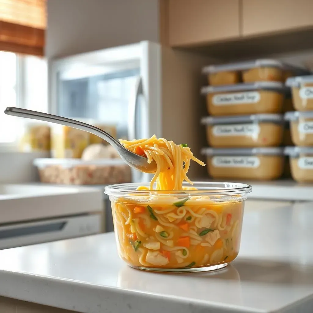 Storing, Reheating, and Freezing Your Homemade Low Sodium Chicken Noodle Soup