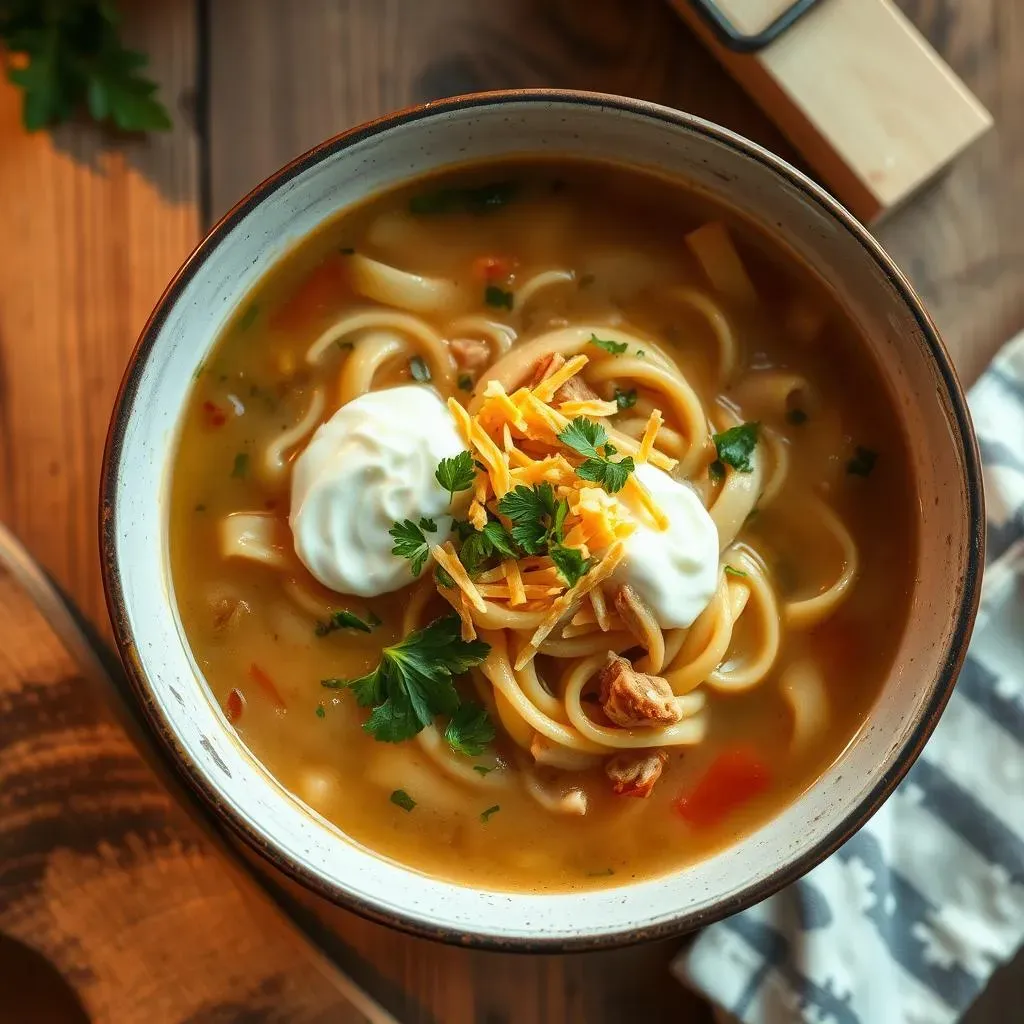 Storing, Reheating, and Serving Your Homemade No Chicken Noodle Soup
