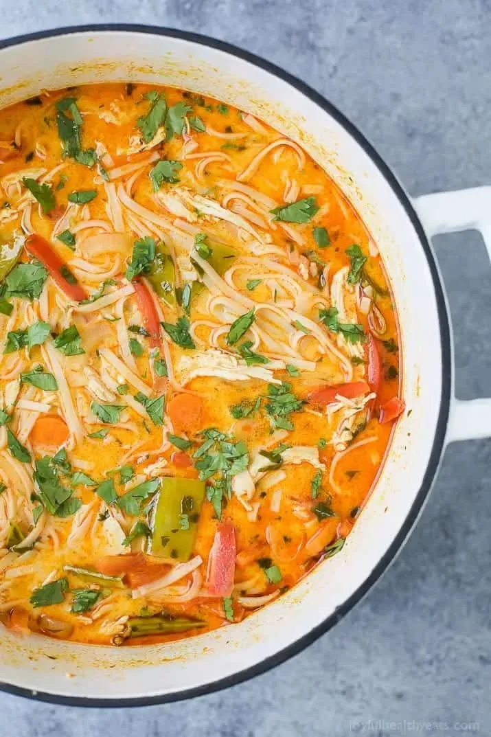 Authentic and Delicious Thai Chicken Noodle Soup Recipe!