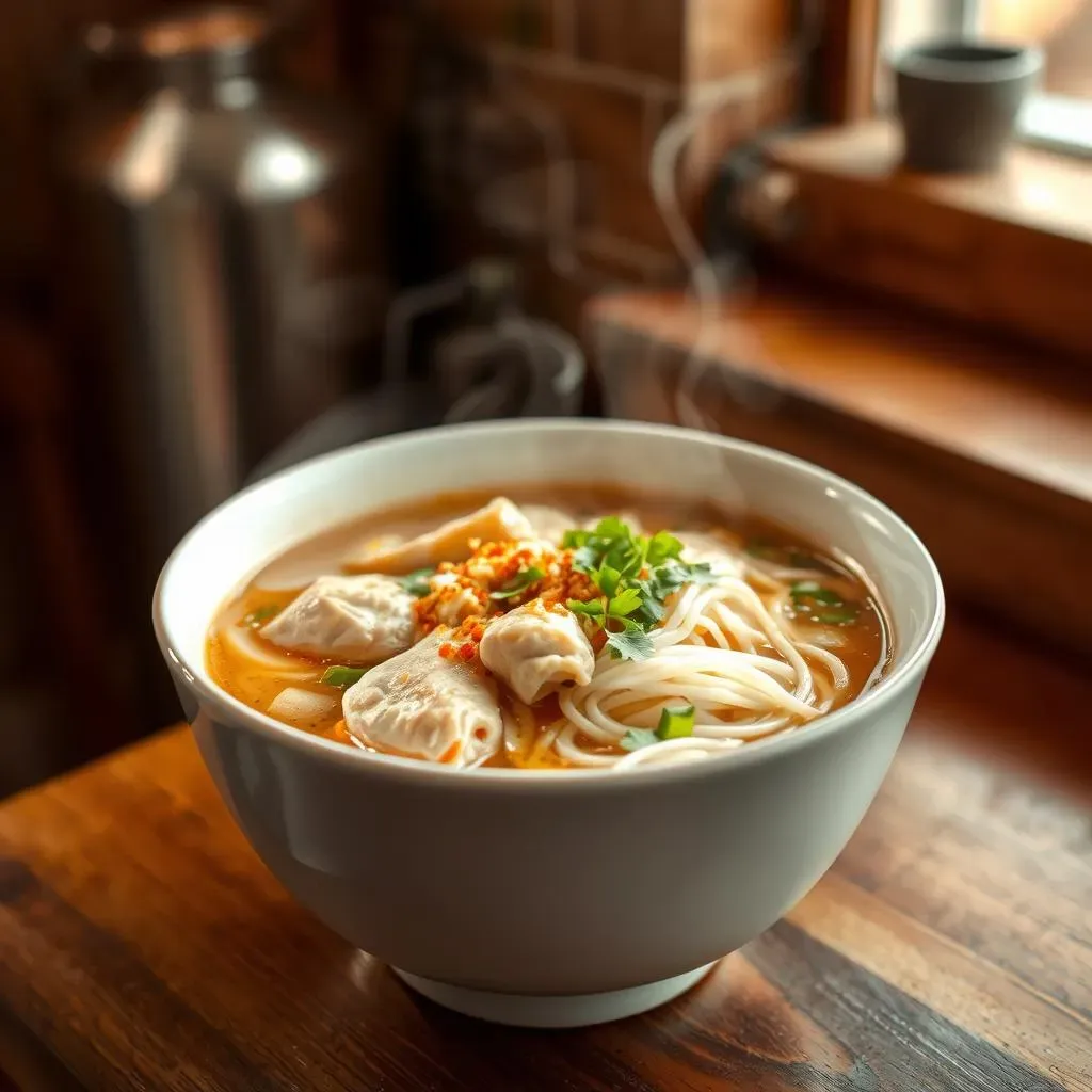 The Allure of Rice Noodles in Chicken Soup