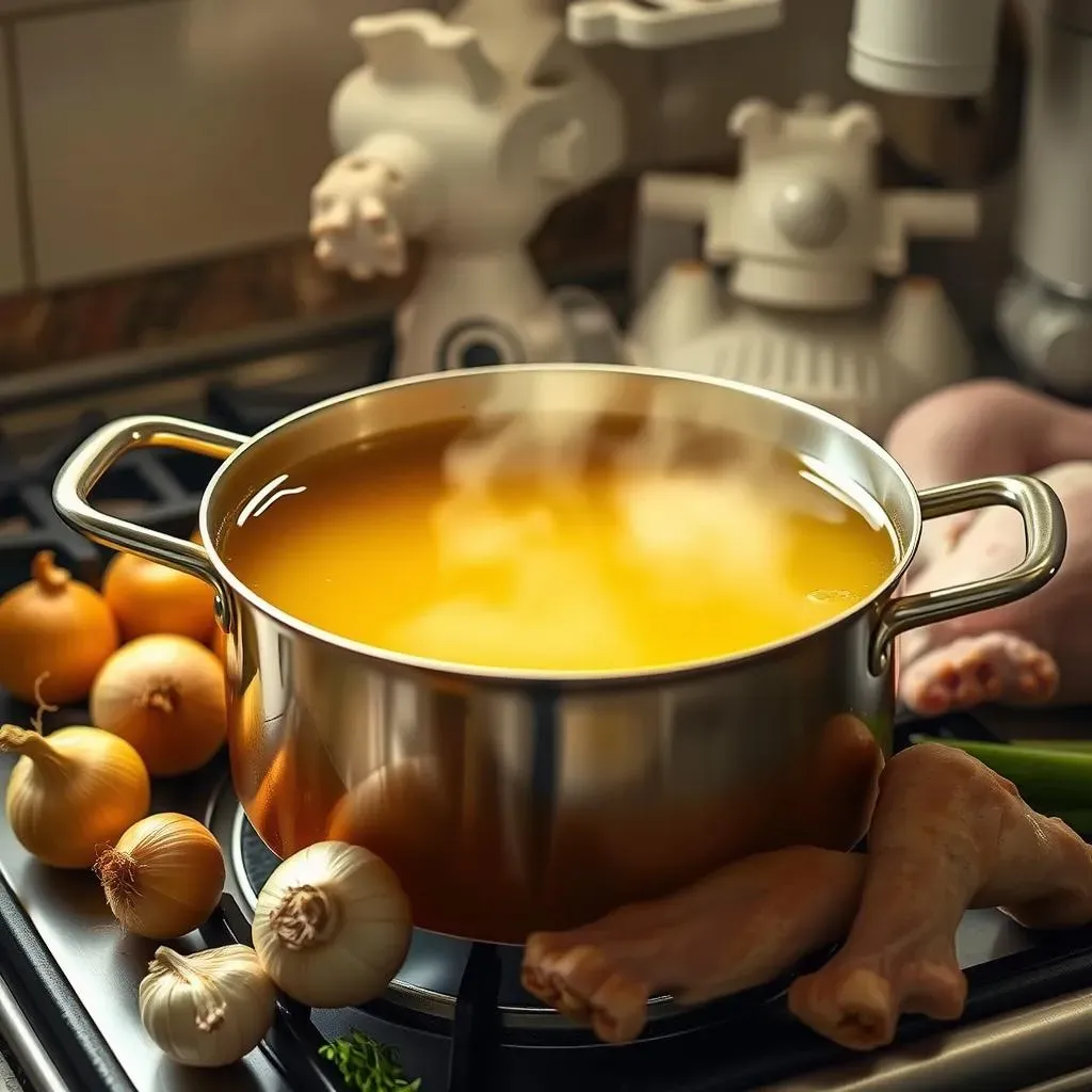 The Foundation: Broth and Basic Seasoning for Chicken Noodle Soup