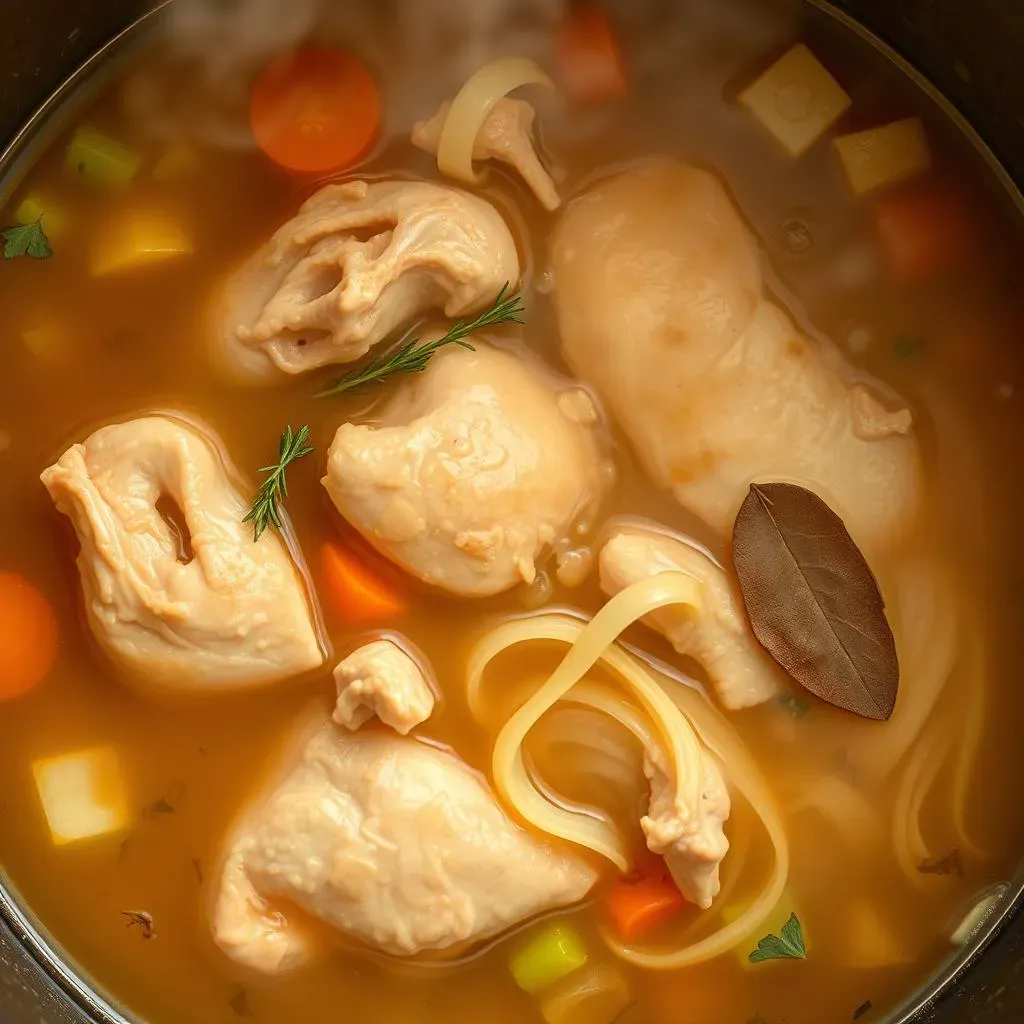 The Secret to a Delish Chicken Noodle Soup Broth