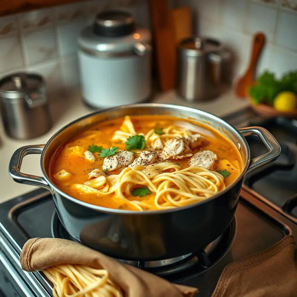 The Secret to a Flavorful Chicken Noodle Soup Broth