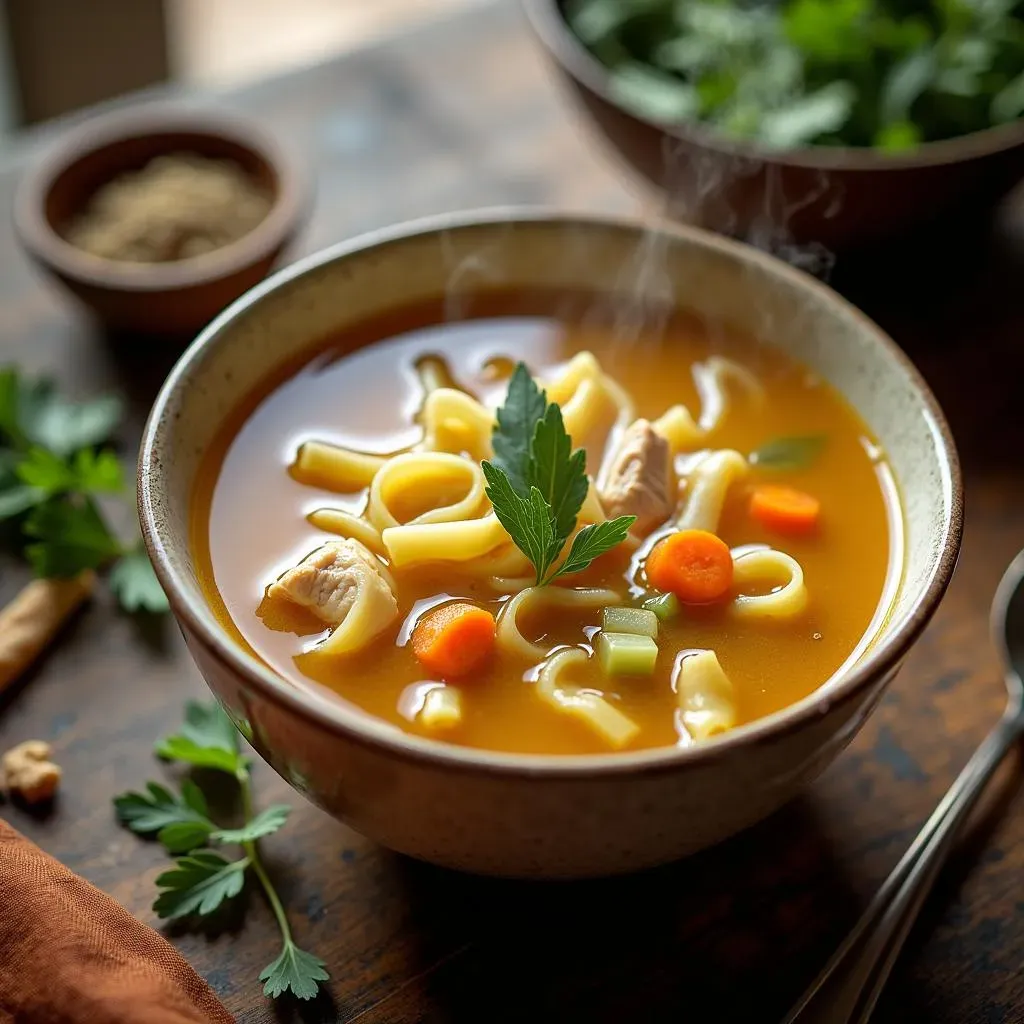 The Secret to Campbell'sStyle Chicken Noodle Soup Recipe: Ingredients and Preparation