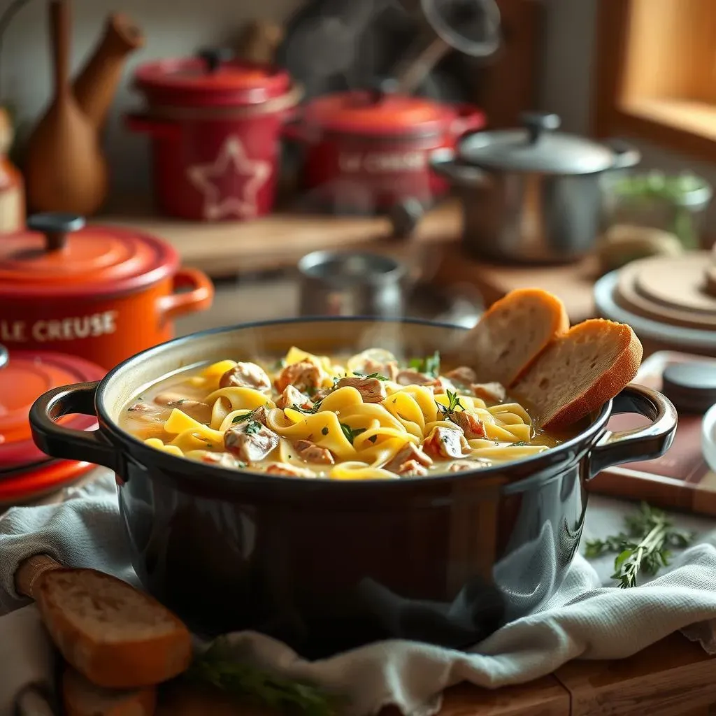 Tips, Tricks, and Chicken Noodle Soup Recipe Variations for Your Le Creuset