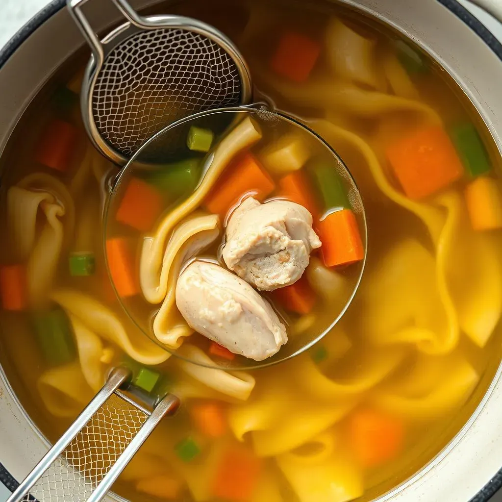 Tips & Tricks for a Clear Broth and Perfect Chicken Noodle Soup