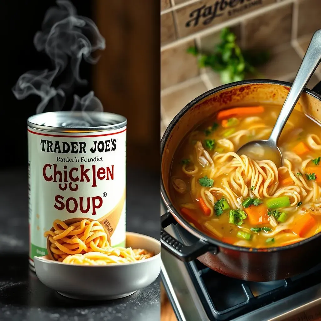 Trader Joe's Chicken Noodle Soup vs. Homemade: Taste, Convenience, and Cost