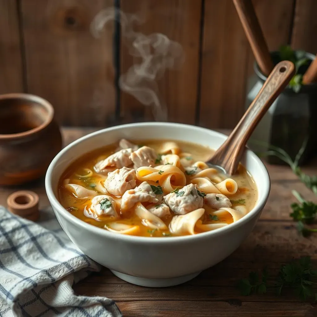 Transforming Leftover Chicken into Comforting Chicken Noodle Soup