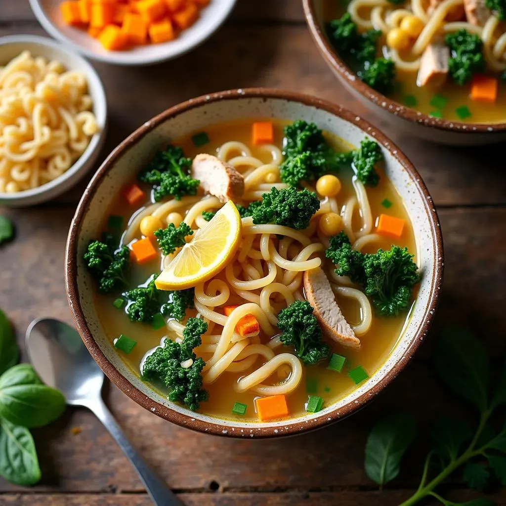 Variations and FAQs for Chicken Noodle Soup Kale