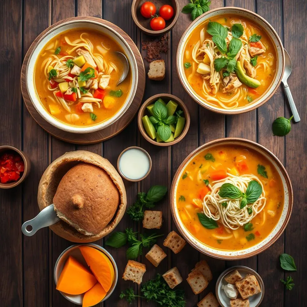 Variations and Serving Suggestions for Your Crock Pot Chicken Noodle Soup