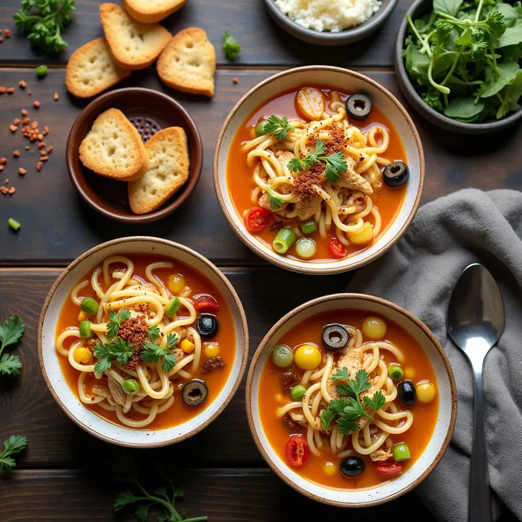 Variations and Serving Suggestions for Your Keto Chicken Noodle Soup