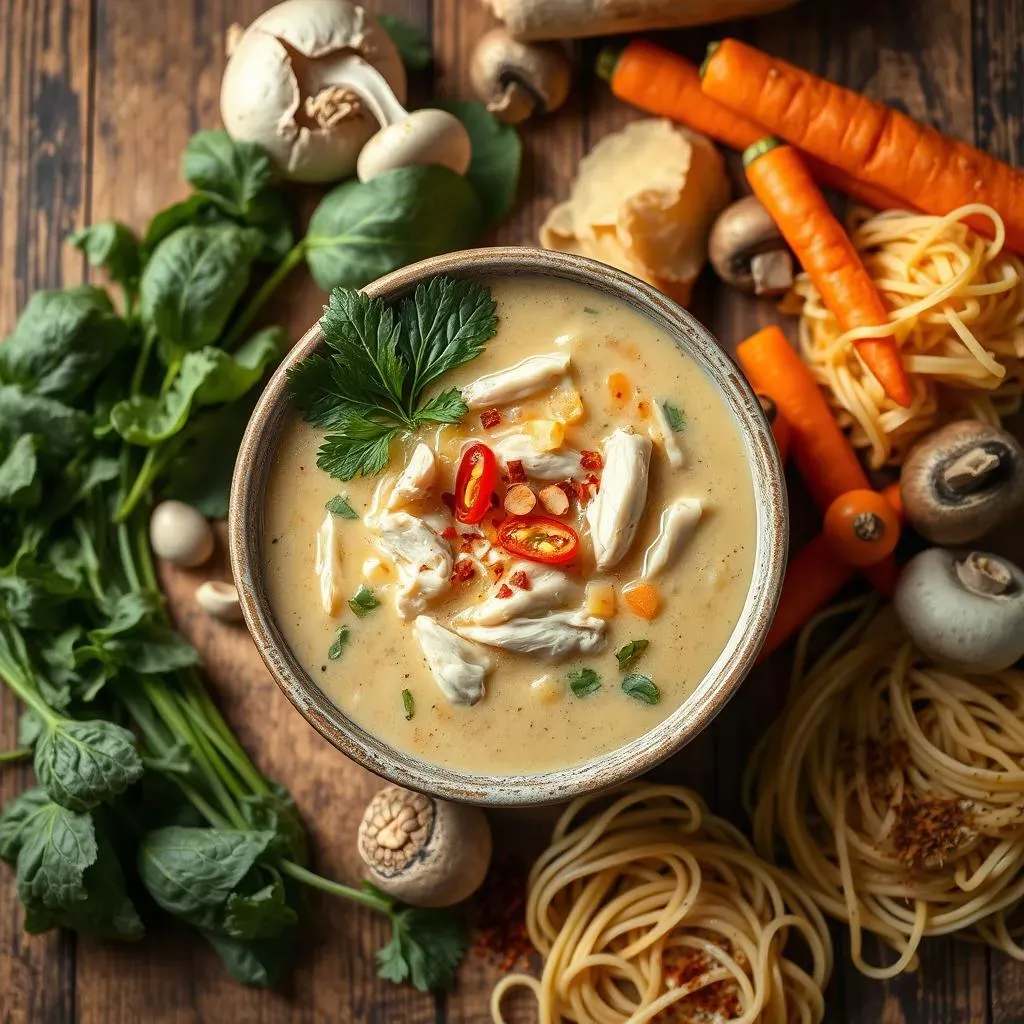 Variations: Level Up Your Creamy Chicken Noodle Soup Recipe