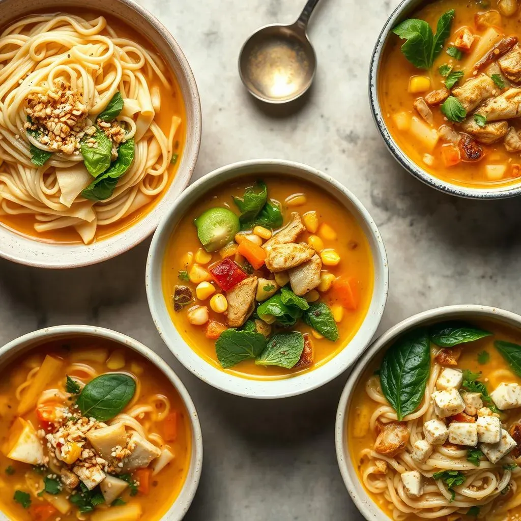 Variations on a Theme: Chicken Noodle Soup with Egg Noodles, Your Way