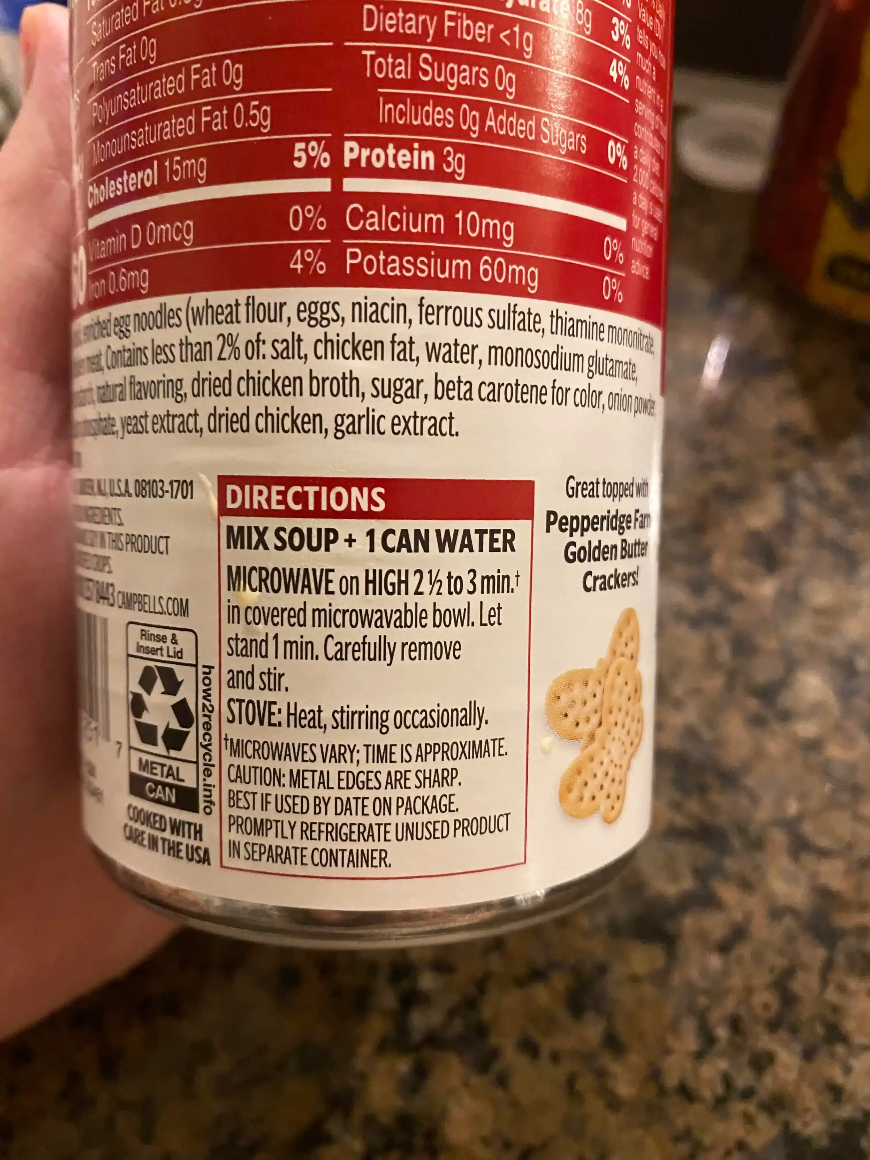 What Happens When You Add Water to Chicken Noodle Soup?