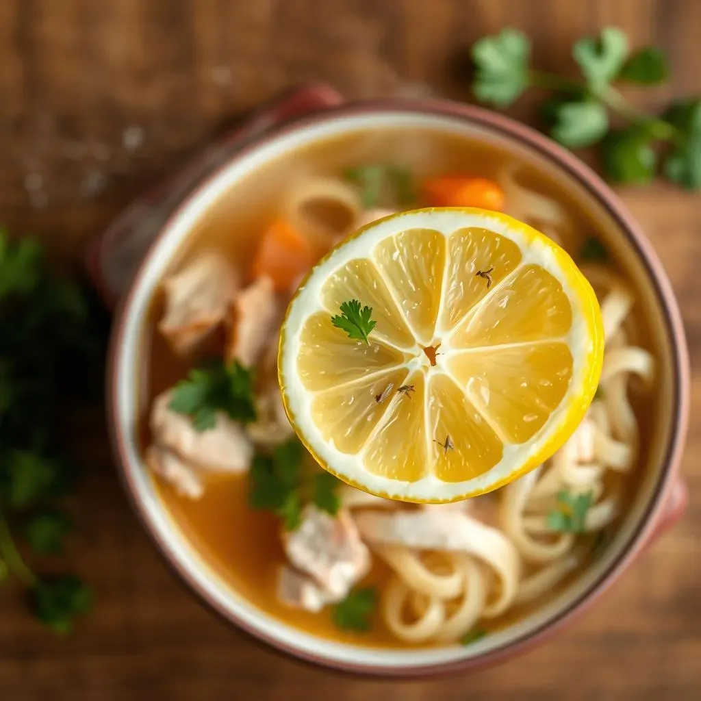 Why Lemon Juice Elevates Your Chicken Noodle Soup